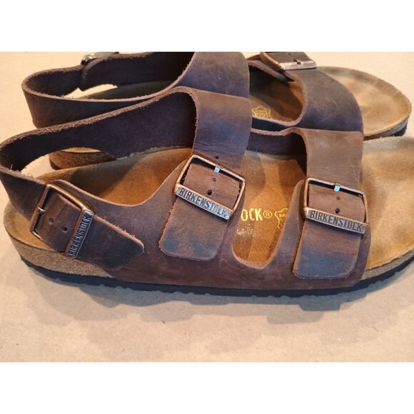 Birkenstock Milano | EU 41 | US L10 / M8 | Regular Fit Brown Sandal Buckles - Picture 9 of 9